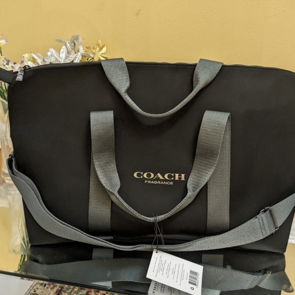 Coach Duffel Bag Weekender Overnight Gym Travel - Picture 2 of 2